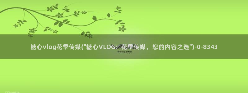 糖心vlog报时